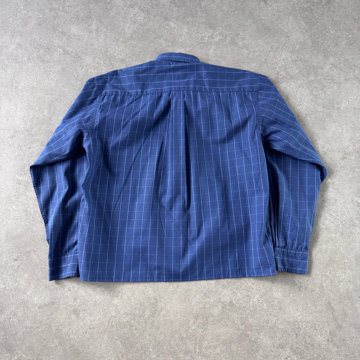 Thomas Burberry Shirt Navy & Blue Men's M