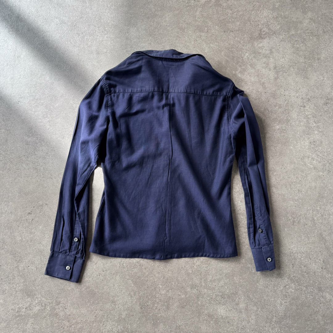 Versace Shirt Navy Blue Women's S