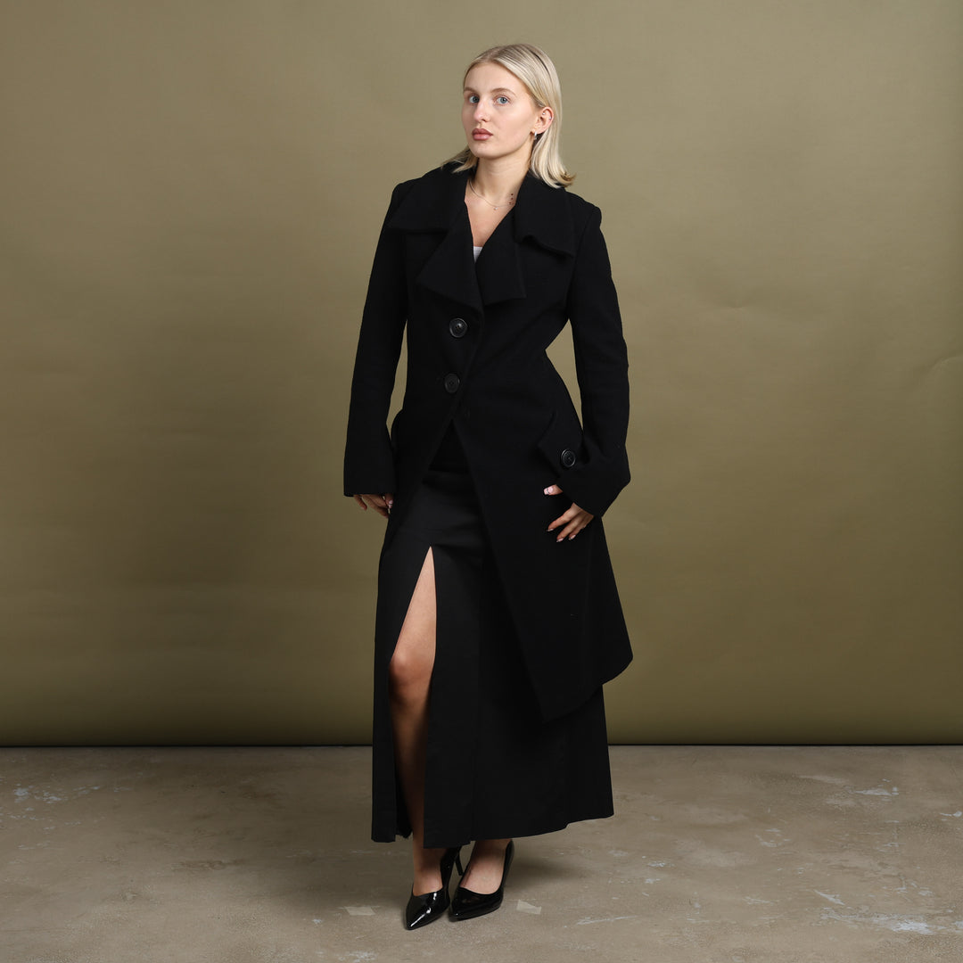 Vivienne Westwood Overcoat Black Women's UK 8