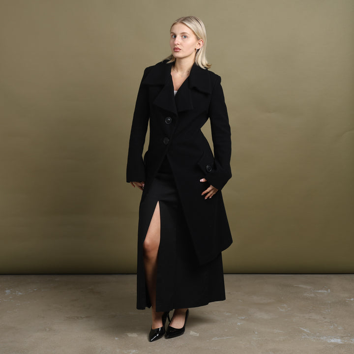 Vivienne Westwood Overcoat Black Women's UK 8