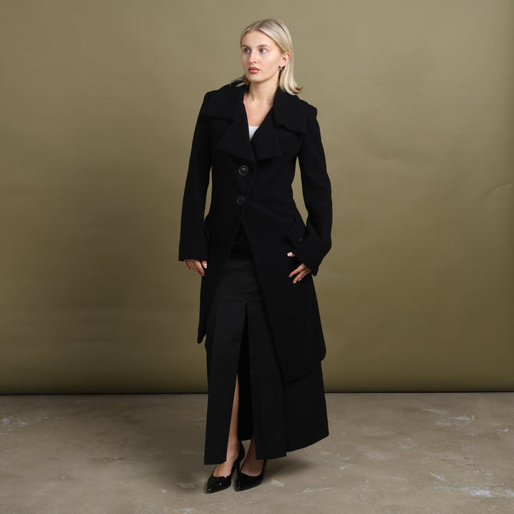 Vivienne Westwood Overcoat Black Women's UK 8