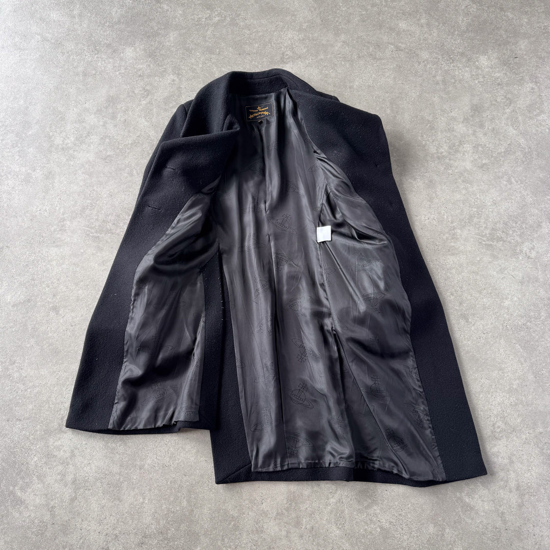 Vivienne Westwood Overcoat Black Women's UK 8