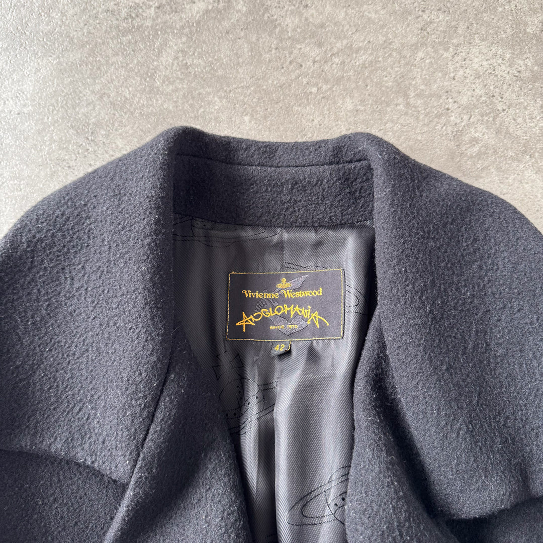 Vivienne Westwood Overcoat Black Women's UK 8