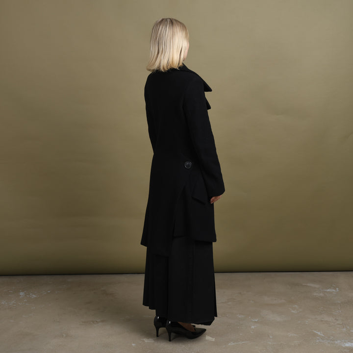 Vivienne Westwood Overcoat Black Women's UK 8