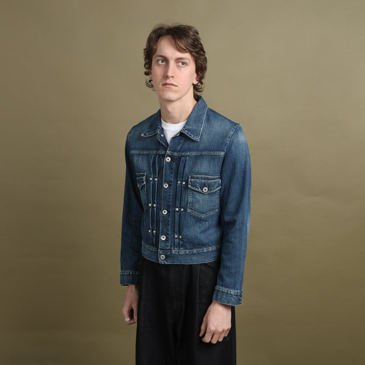 Versace Denim Jacket Mid Blue Men's S