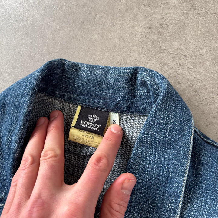 Versace Denim Jacket Mid Blue Men's S