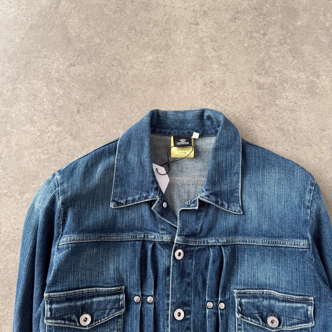 Versace Denim Jacket Mid Blue Men's S