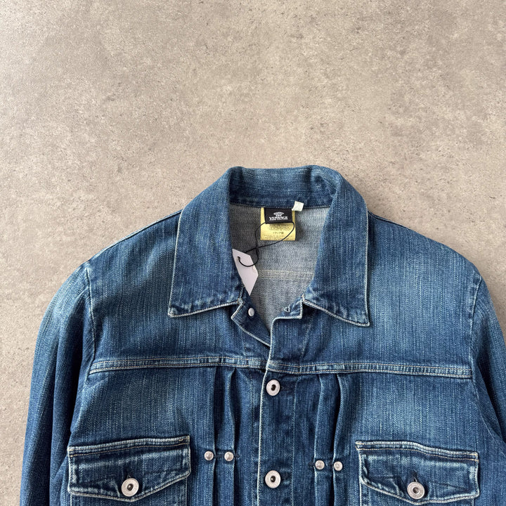 Versace Denim Jacket Mid Blue Men's S
