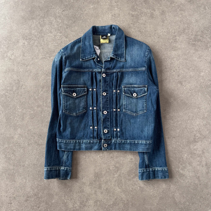 Versace Denim Jacket Mid Blue Men's S