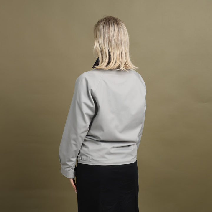 Burberry's Harrington Jacket Grey Women's UK 8