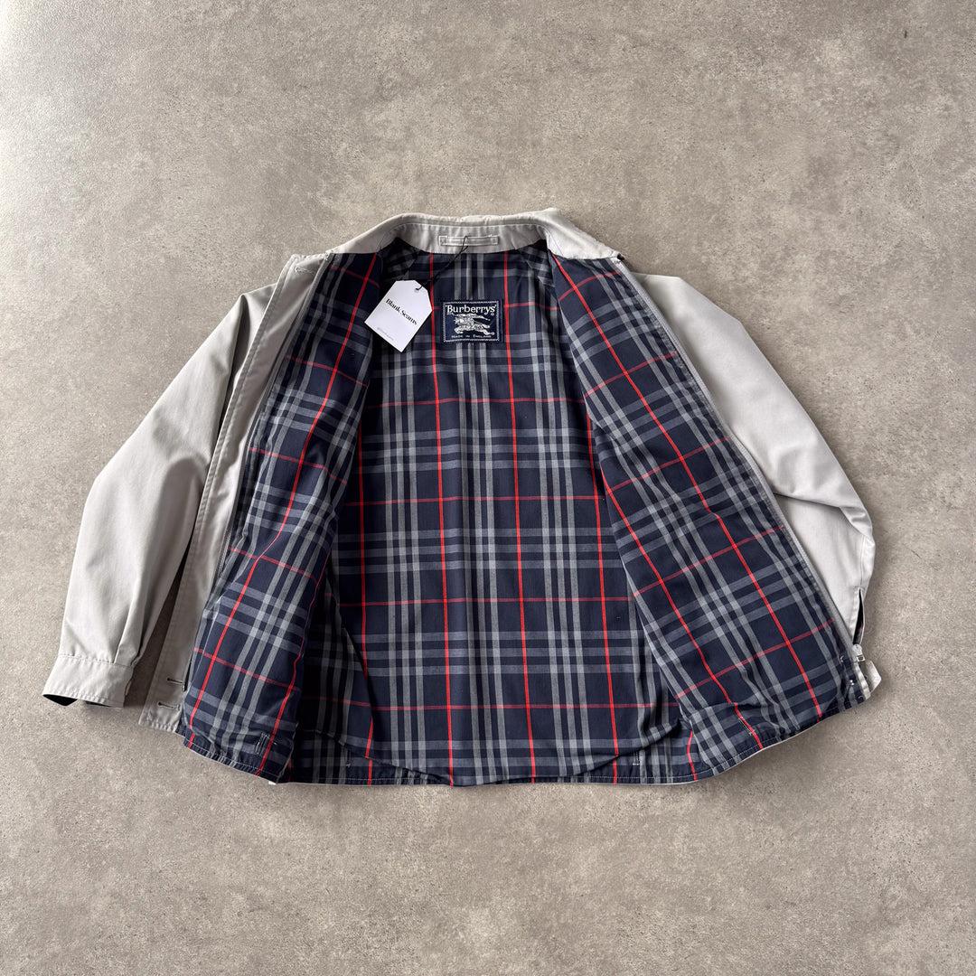 Burberry's Harrington Jacket Grey Women's UK 8