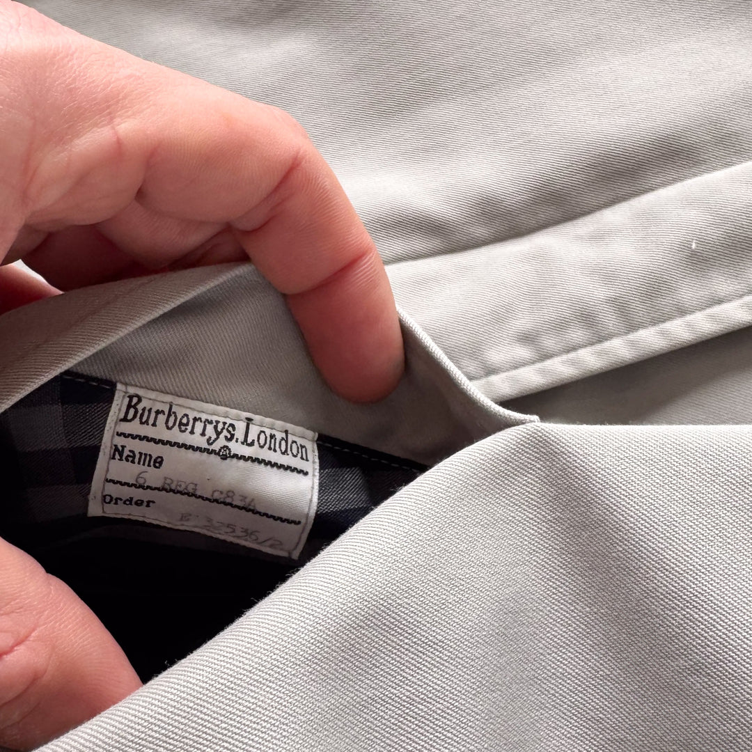 Burberry's Harrington Jacket Grey Women's UK 8