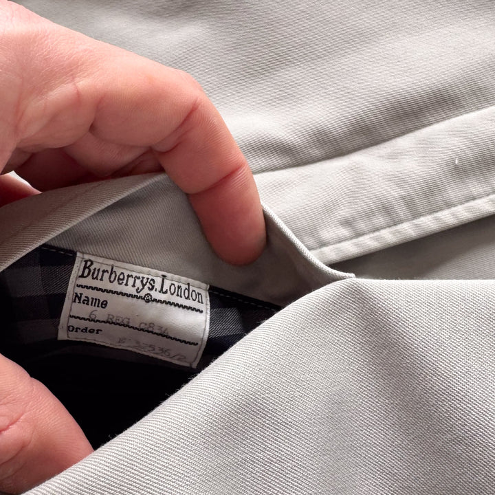 Burberry's Harrington Jacket Grey Women's UK 8