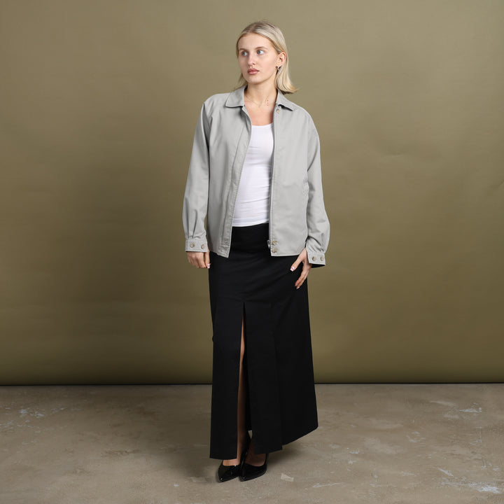 Burberry's Harrington Jacket Grey Women's UK 8