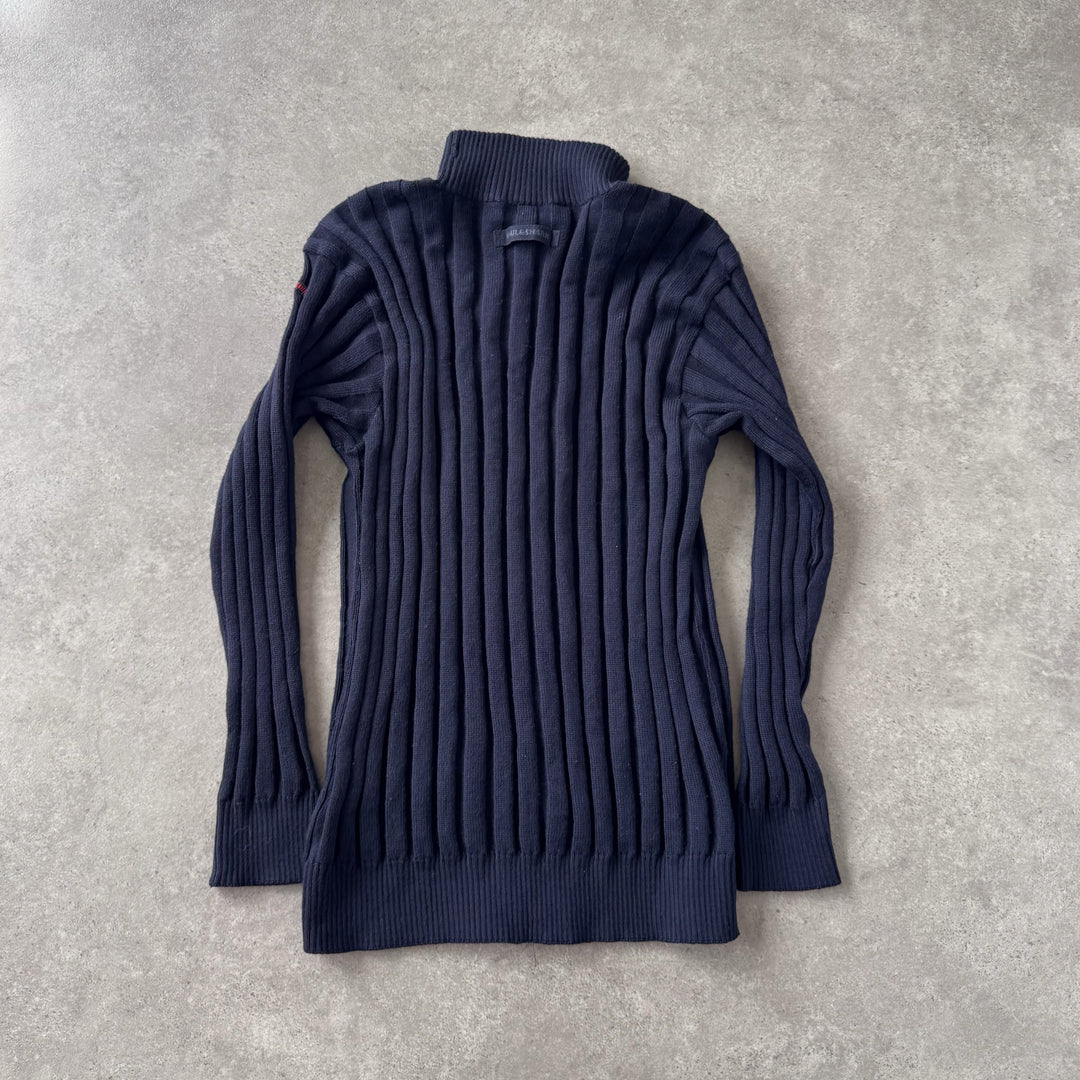 Paul & Shark Full Zip Jumper Navy Blue Men's L