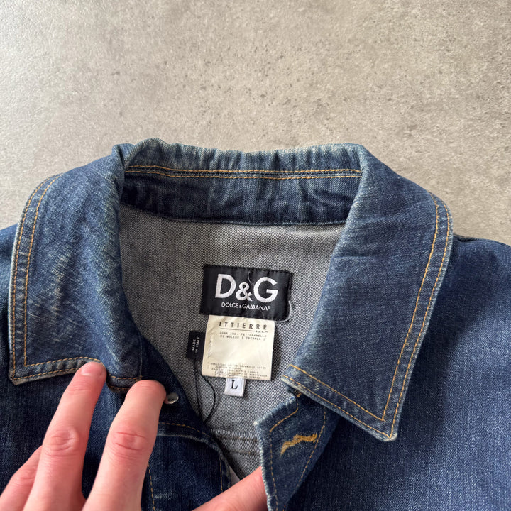 Dolce & Gabbana Denim Jacket Dark Blue Men's M
