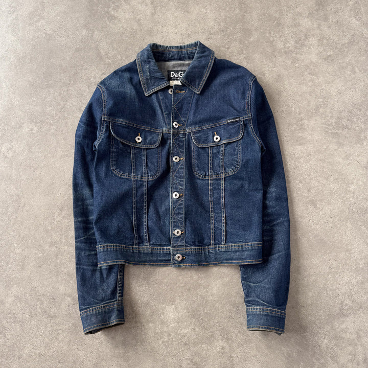 Dolce & Gabbana Denim Jacket Dark Blue Men's M