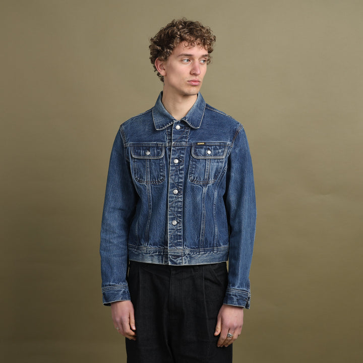 Diesel Denim Jacket Mid Blue Men's M