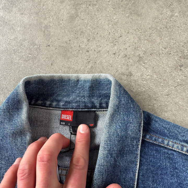 Diesel Denim Jacket Mid Blue Men's M