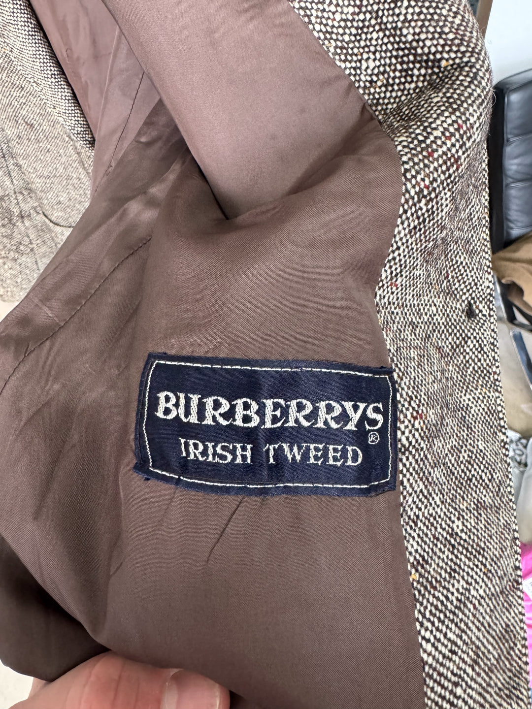 Burberry's Blazer Brown & Cream Women's UK 12