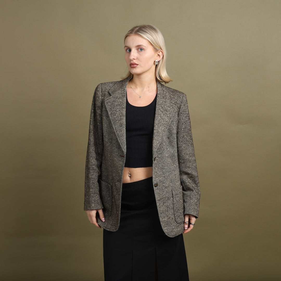 Burberry's Blazer Brown & Cream Women's UK 12