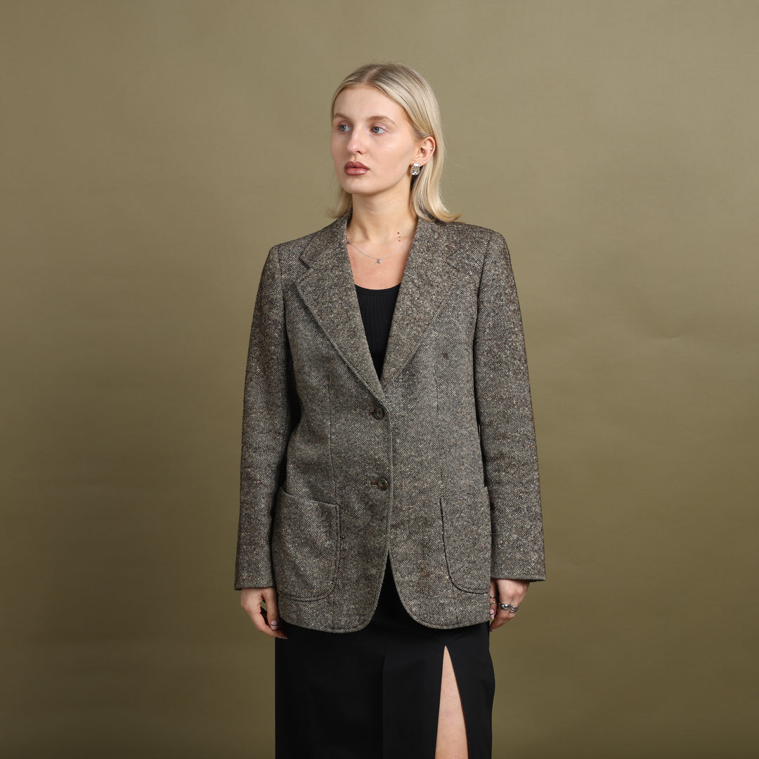 Burberry's Blazer Brown & Cream Women's UK 12