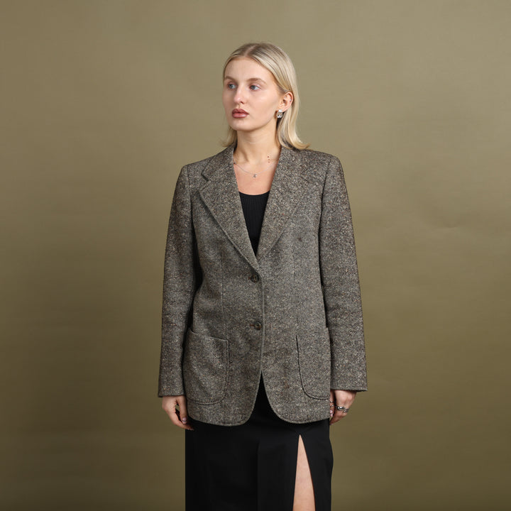 Burberry's Blazer Brown & Cream Women's UK 12