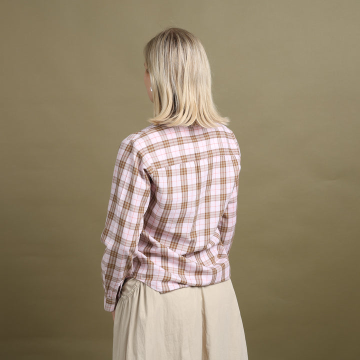 Burberry Shirt Pink & Beige Women's UK 10