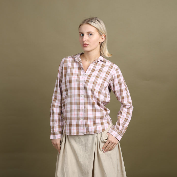 Burberry Shirt Pink & Beige Women's UK 10