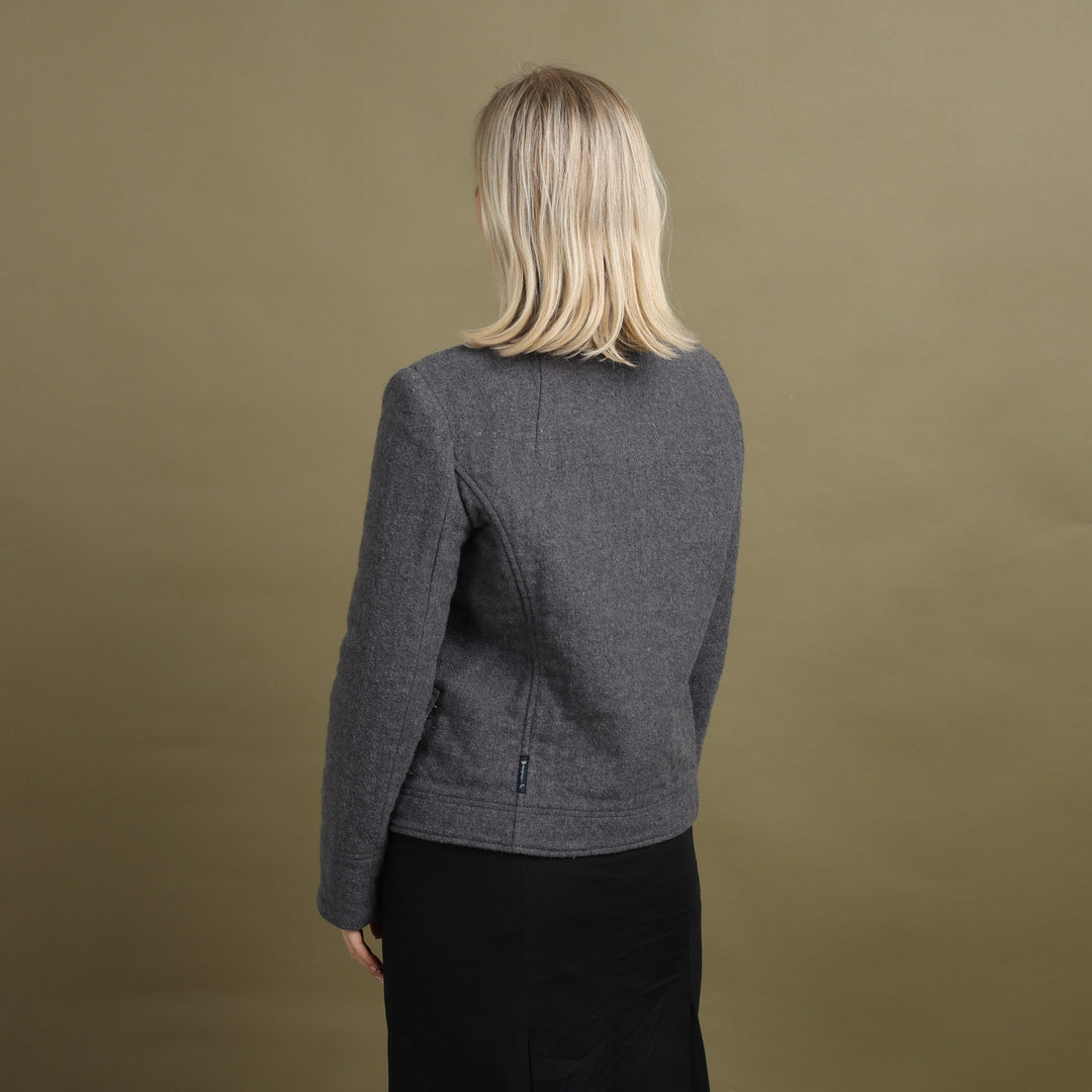 Armani Jeans Pea Coat Grey Women's UK 8