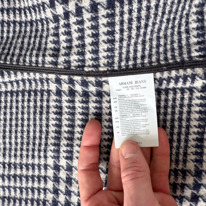 Armani Jeans Pea Coat Grey Women's UK 8