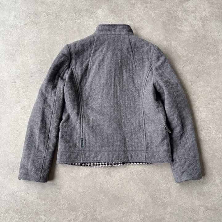 Armani Jeans Pea Coat Grey Women's UK 8