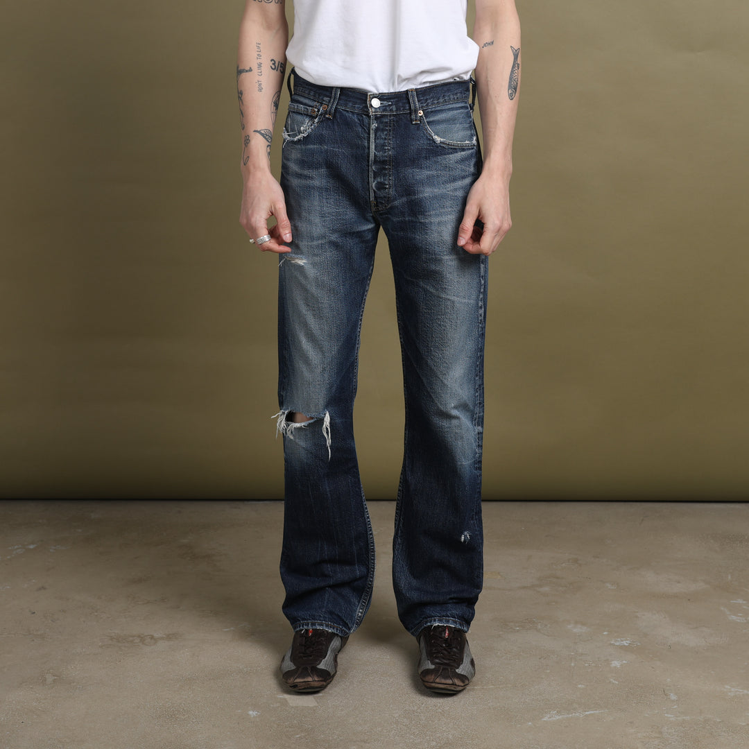 Levi's 501 Jeans Dark Blue Men's W32 x L33