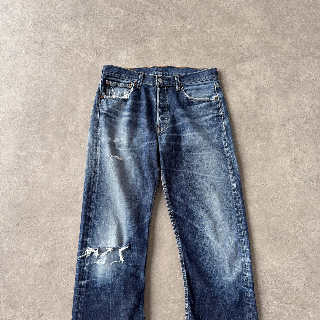 Levi's 501 Jeans Dark Blue Men's W32 x L33