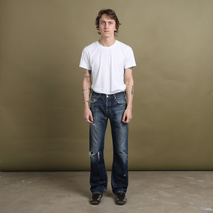 Levi's 501 Jeans Dark Blue Men's W32 x L33