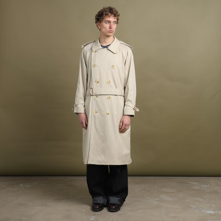 Burberry's Trench Coat Cream Men's L