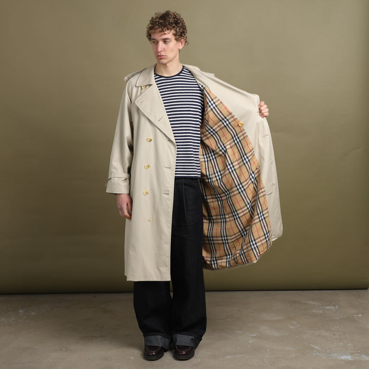 Burberry's Trench Coat Cream Men's L