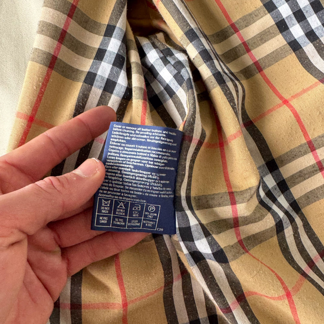 Burberry's Trench Coat Cream Men's L