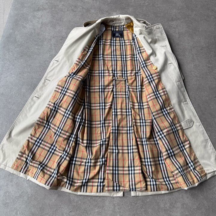 Burberry's Trench Coat Cream Men's L