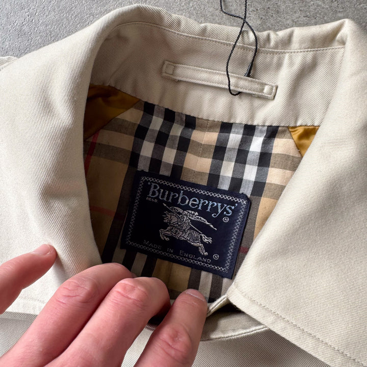 Burberry's Trench Coat Cream Men's L