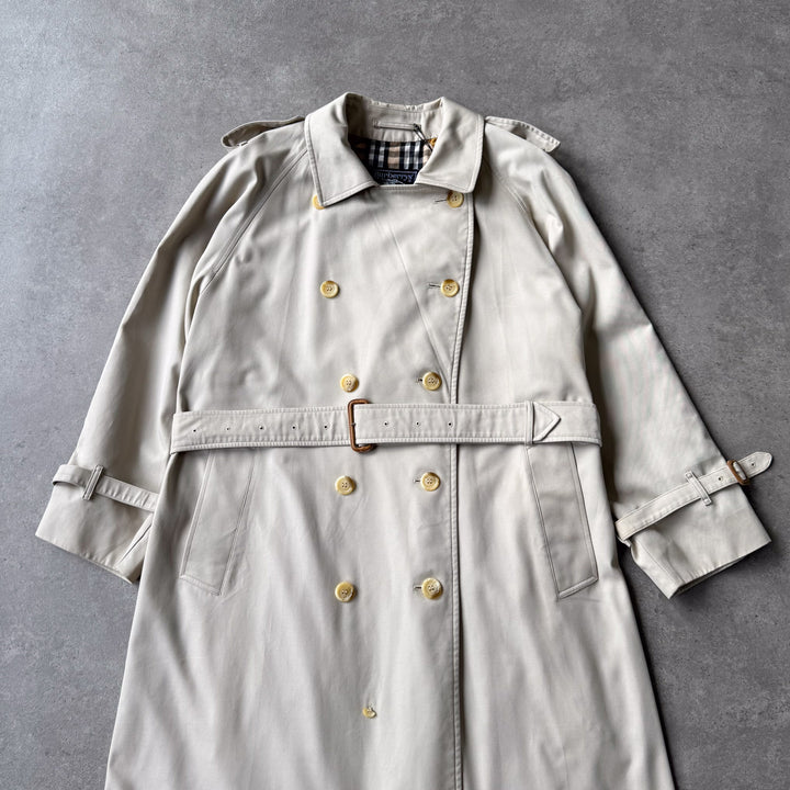 Burberry's Trench Coat Cream Men's L