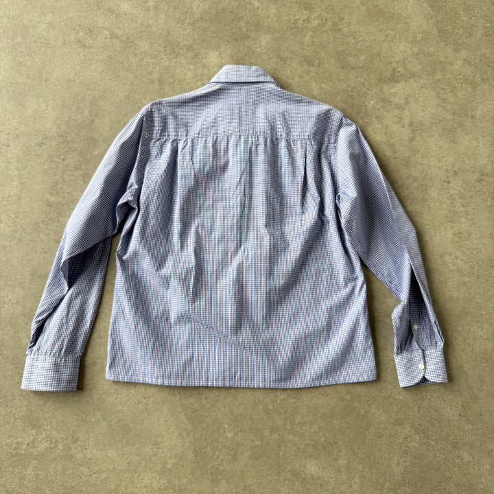Giorgio Armani Dress Shirt Blue & White Men's M