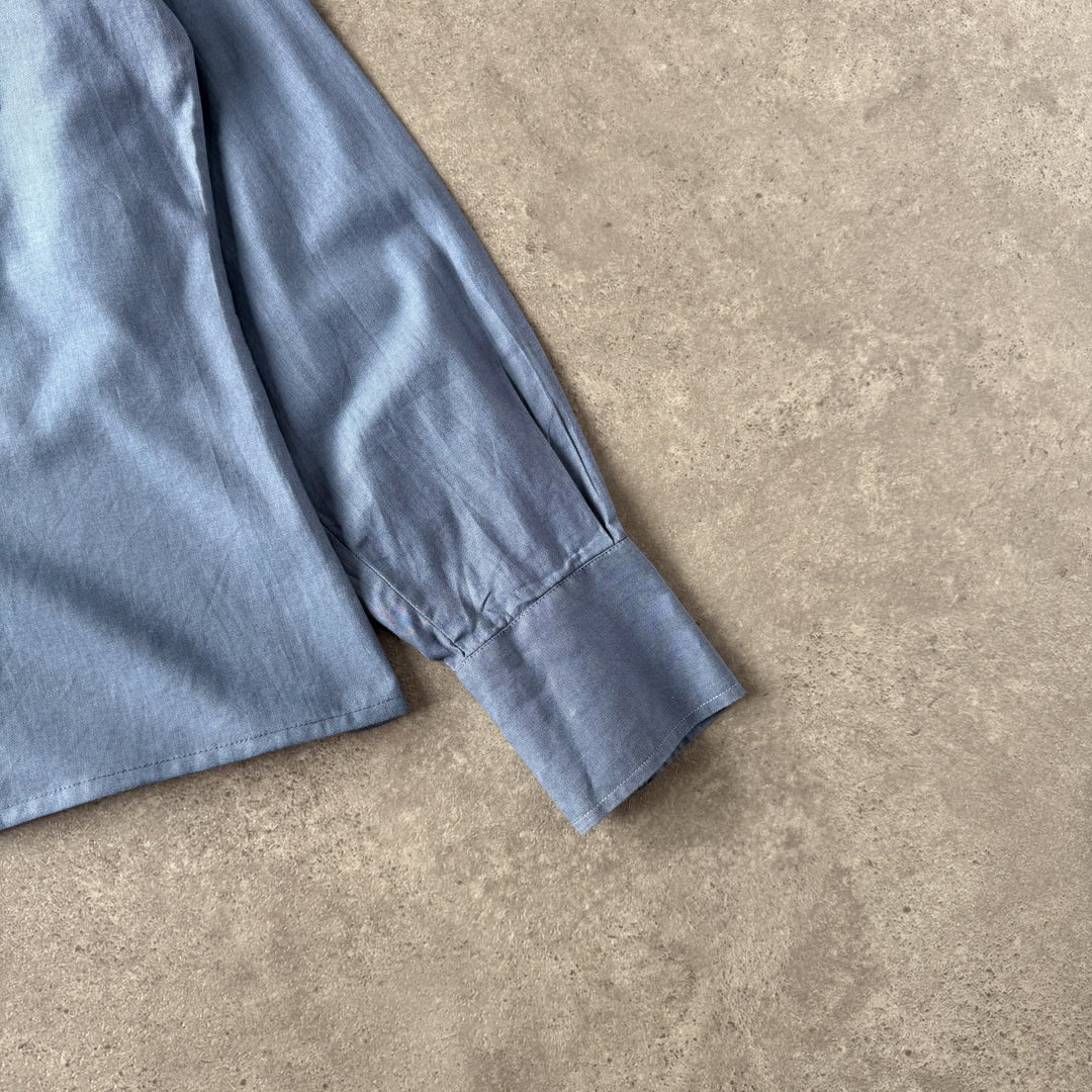 Dolce & Gabbana Dress Shirt Teal & Bottle Blue Men's M