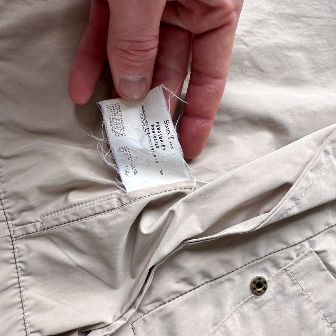 Armani Jeans Biker Jacket Beige Men's L/M