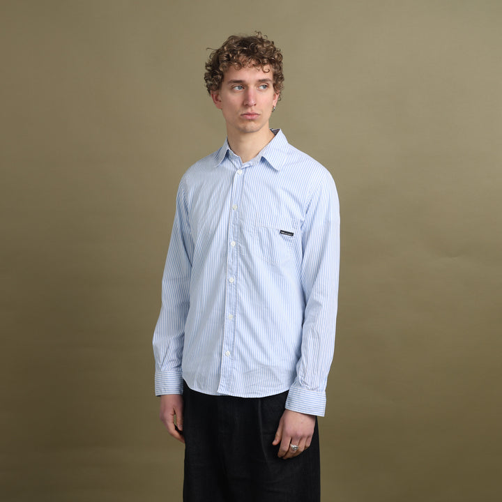 Dolce & Gabbana Dress Shirt Light Blue & White Men's L