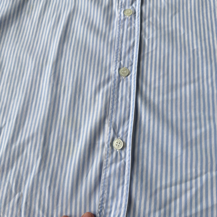 Dolce & Gabbana Dress Shirt Light Blue & White Men's L