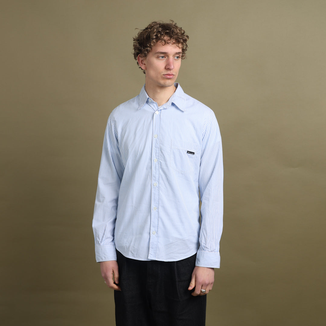 Dolce & Gabbana Dress Shirt Light Blue & White Men's L