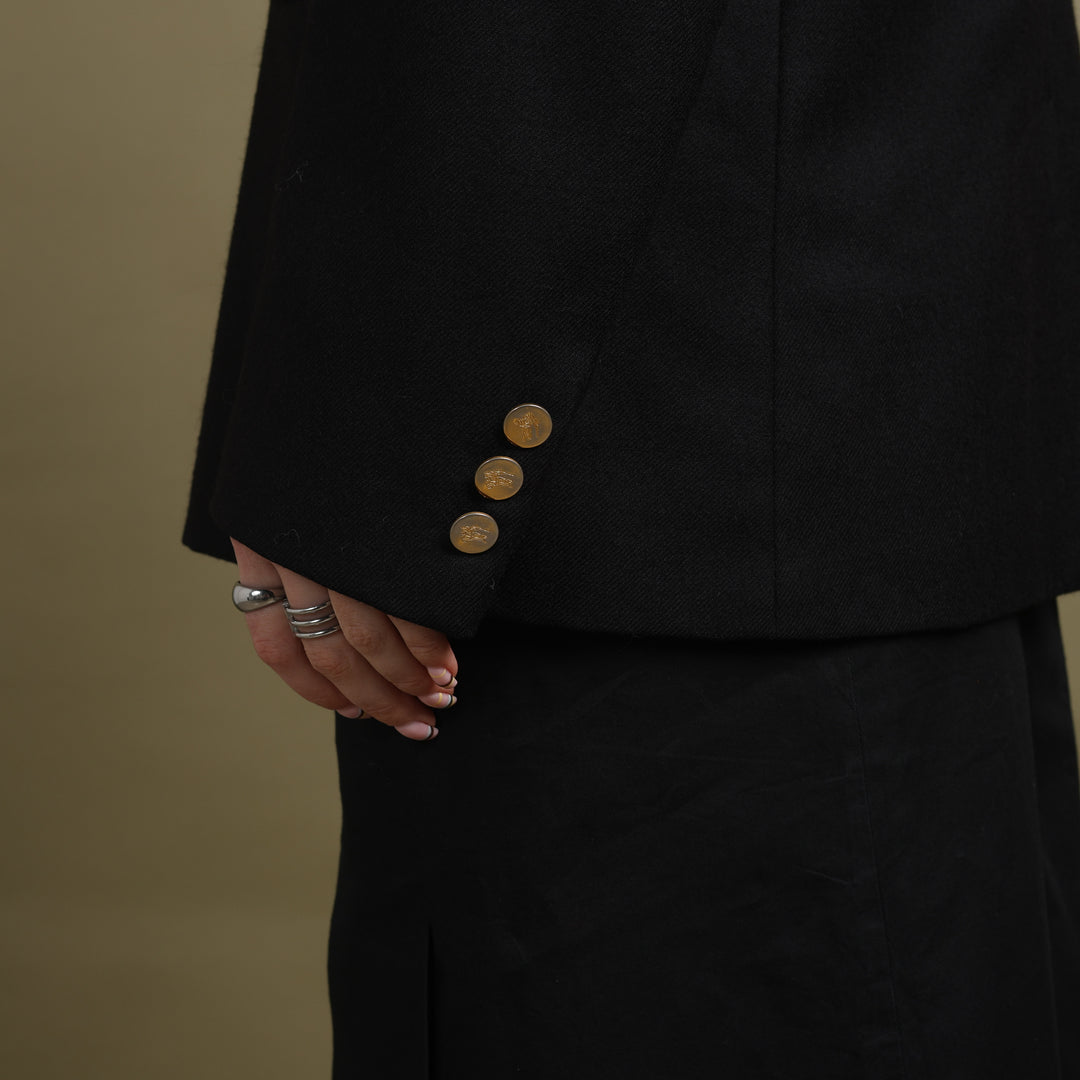 Burberry's Blazer Black Women's UK 12