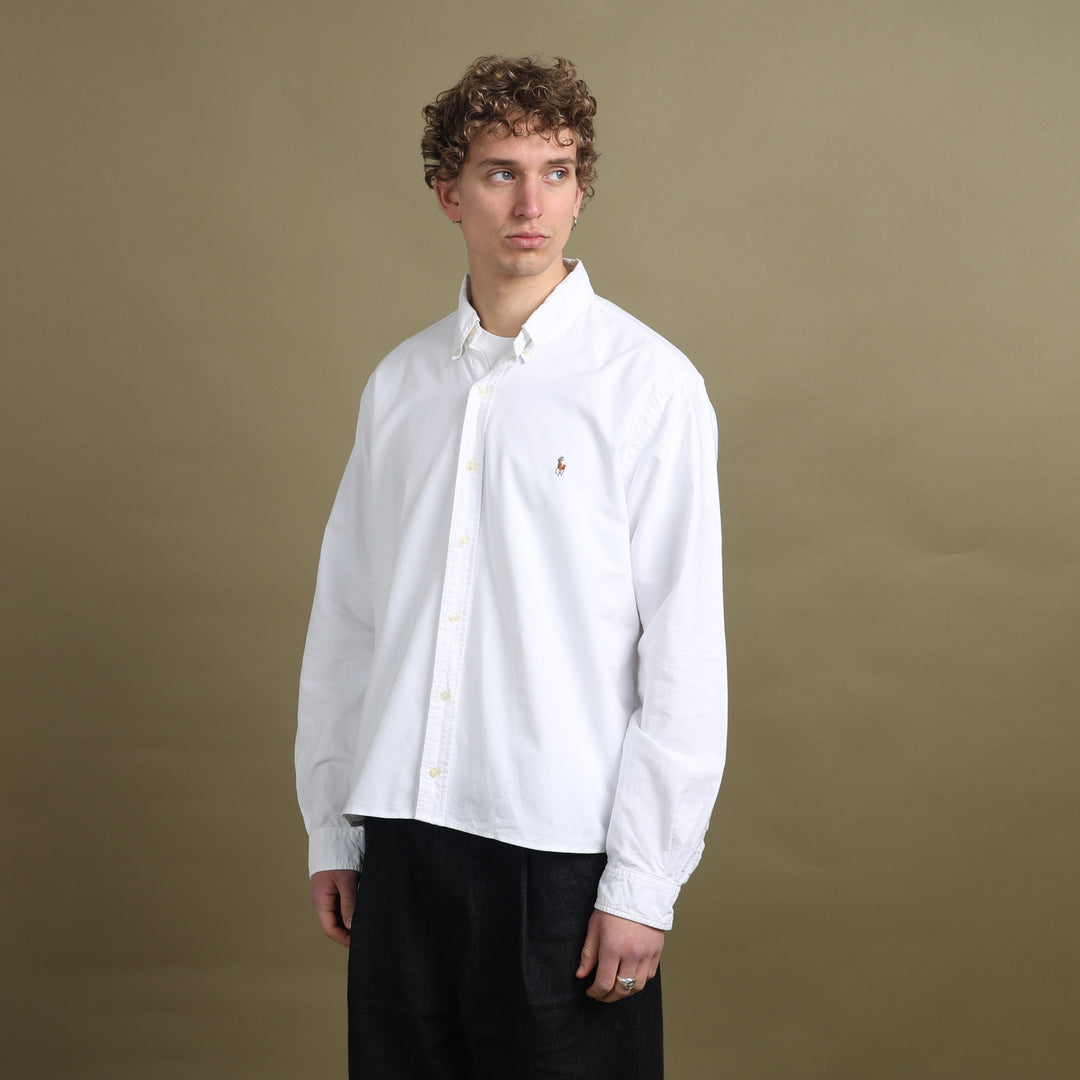 Ralph Lauren Oxford Shirt White Men's XL