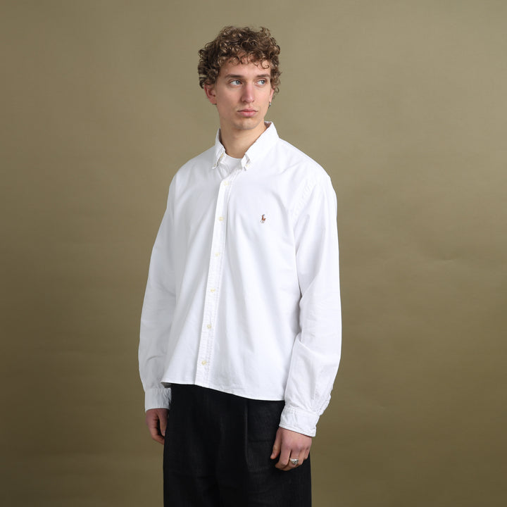 Ralph Lauren Oxford Shirt White Men's XL